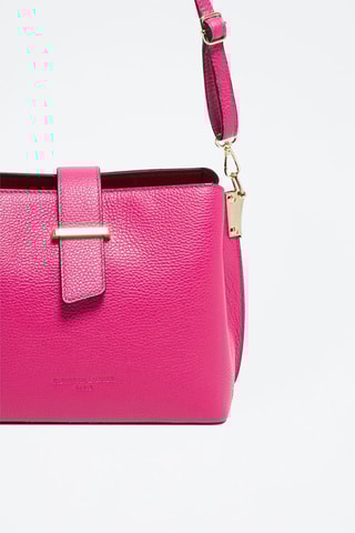 Leren Handtas Lessie  - Fuchsia