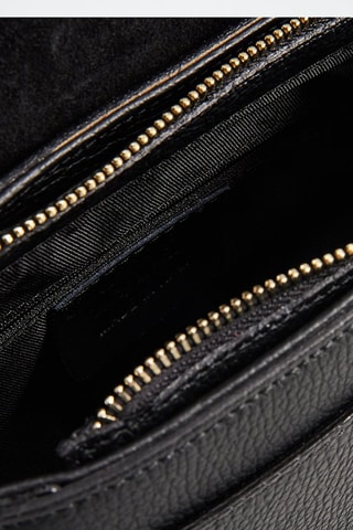 Nubuck Handtas Lali - Zwart