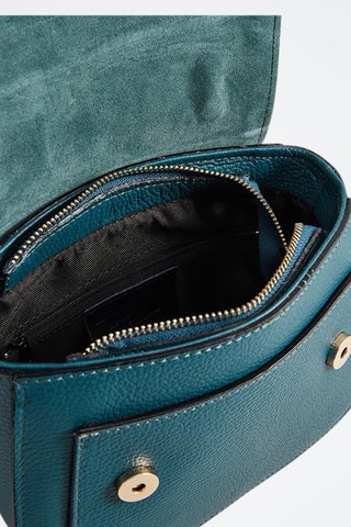 Leren Handtas Lali - Blauw en groen