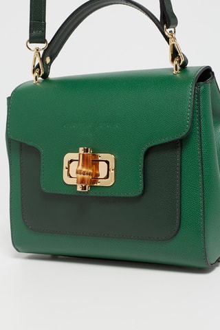 Leren Handtas Tia - Groen