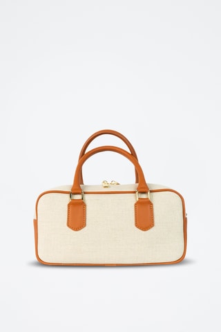 Sac à main en cuir Isadora - Camel