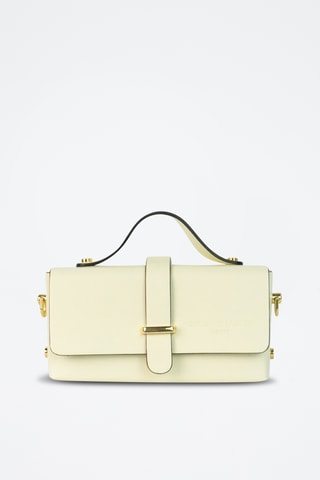 Sac bandoulière en cuir Claude - Écru