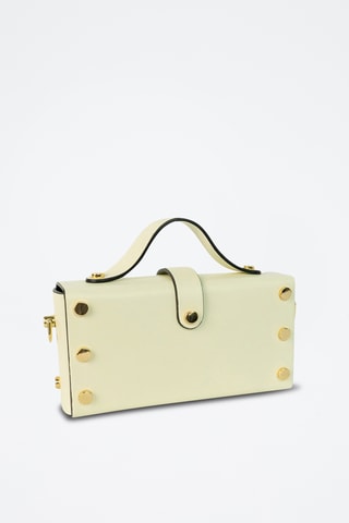 Sac bandoulière en cuir Claude - Écru