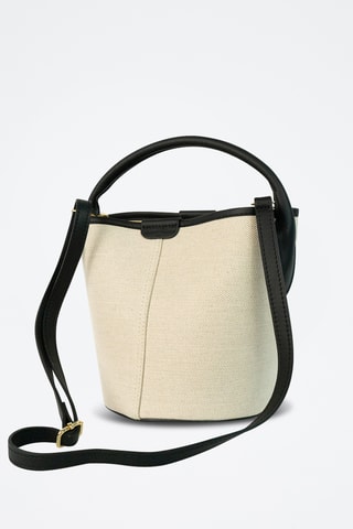 Sac seau en cuir Lana - Noir