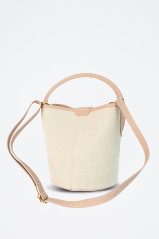 Sac seau en cuir Lana - Rose clair