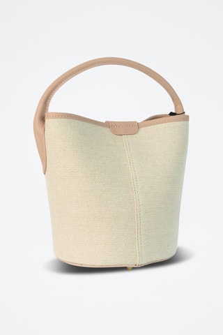 Sac seau en cuir Lana - Rose clair