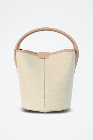 Sac seau en cuir Lana - Rose clair