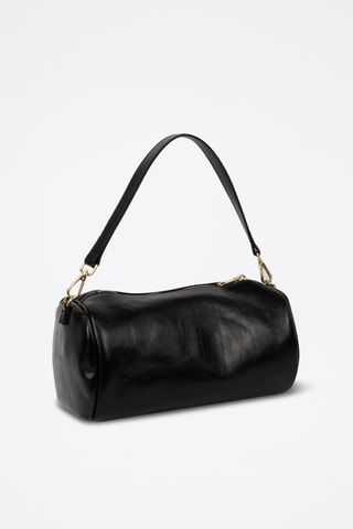 Sac bandoulière en cuir Mei - Noir