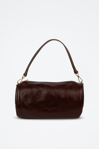 Sac bandoulière en cuir Mei - Marron
