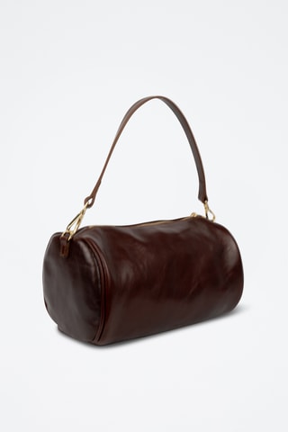Sac bandoulière en cuir Mei - Marron
