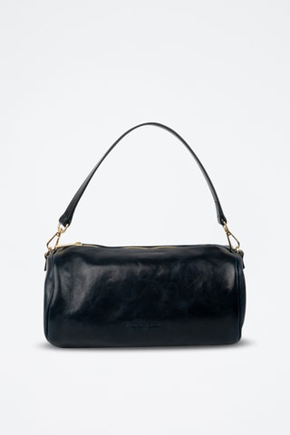 Sac bandoulière en cuir Mei - Bleu