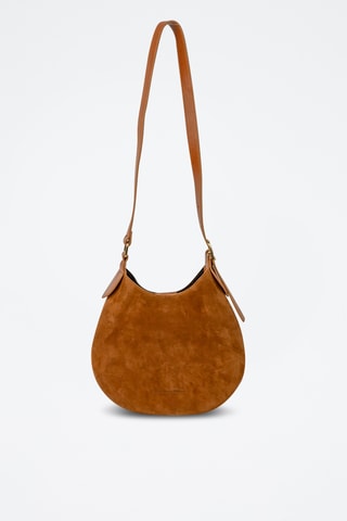 Sac porté épaule en cuir Mika - Camel