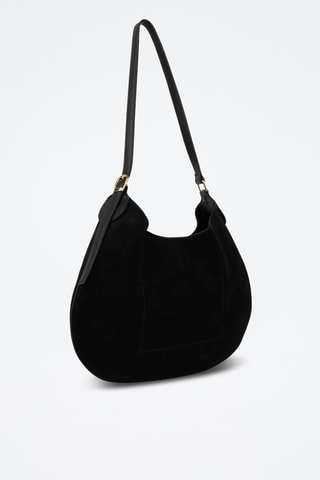 Sac bandoulière en cuir Olya - Noir