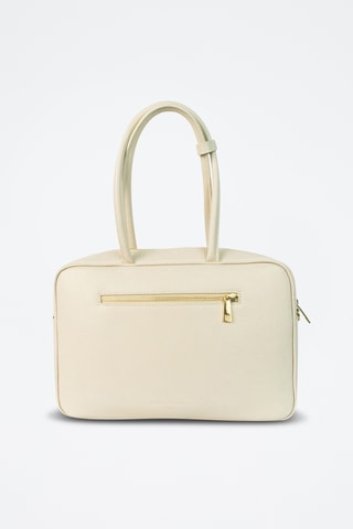 Sac porté épaule en cuir Néa - Écru