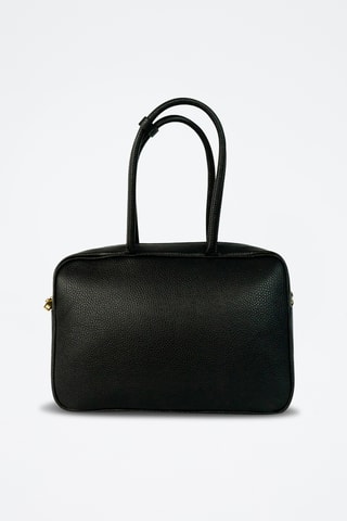 Sac porté épaule en cuir Néa - Noir