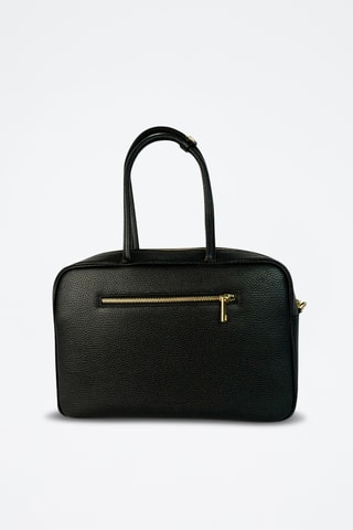 Sac porté épaule en cuir Néa - Noir