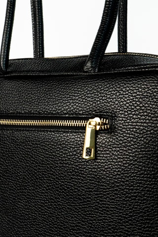 Sac porté épaule en cuir Néa - Noir