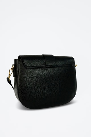 Sac bandoulière en cuir Sophia - Noir