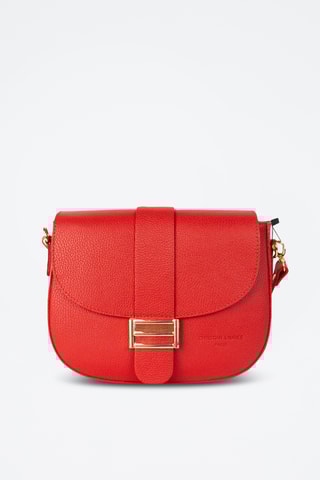 Sac bandoulière en cuir Sophia - Rouge