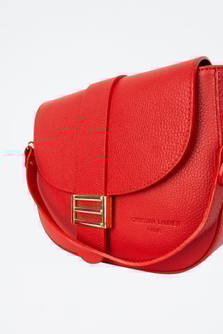 Sac bandoulière en cuir Sophia - Rouge