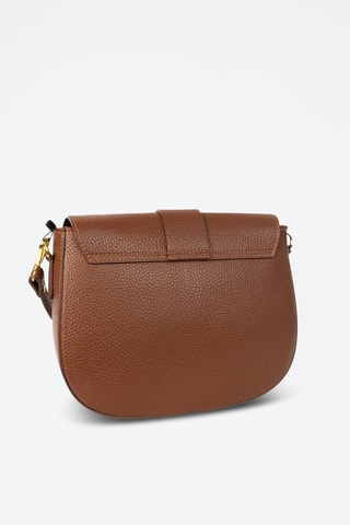 Sac bandoulière en cuir Sophia - Marron