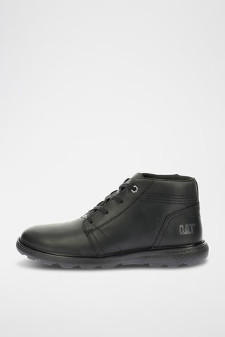 Boots en cuir Trey - Noir