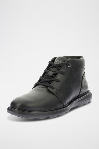 Boots en cuir Trey - Noir