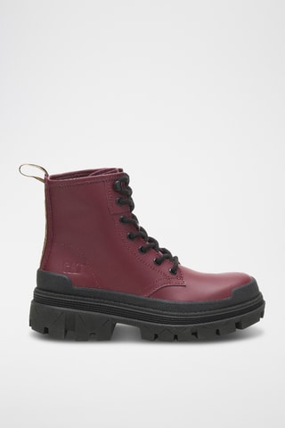 Boots en cuir Hardwear - Bordeaux 