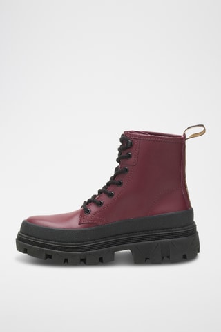 Boots en cuir Hardwear - Bordeaux 