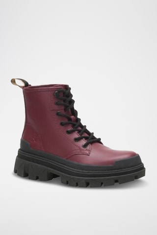 Boots en cuir Hardwear - Bordeaux 