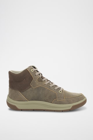 Baskets montantes en nubuck Apa Cush - Taupe