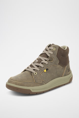 Baskets montantes en nubuck Apa Cush - Taupe