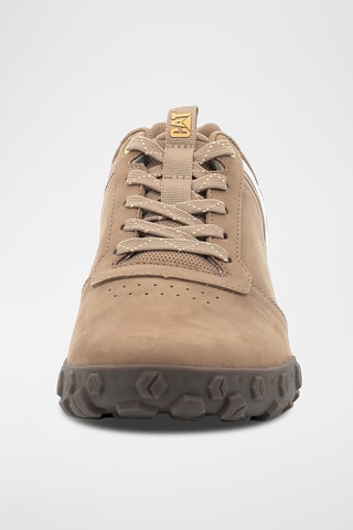Baskets en cuir Hex Ready - Beige