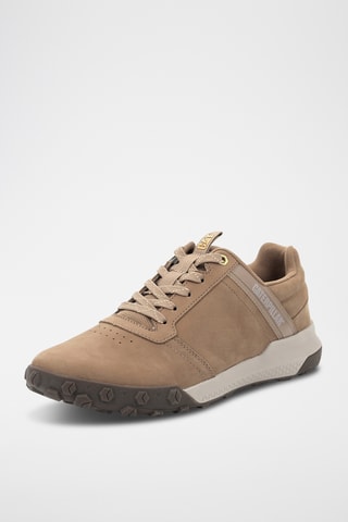 Baskets en cuir Hex Ready - Beige