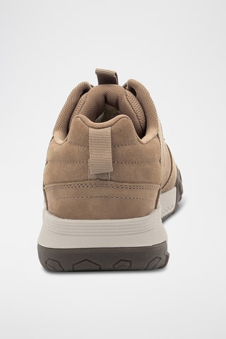 Baskets en cuir Hex Ready - Beige