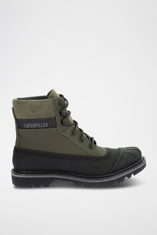 Boots en cuir Colorado - Vert olive et noir