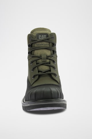 Boots en cuir Colorado - Vert olive et noir