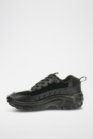 Baskets plateformes en cuir Intruder - Noir