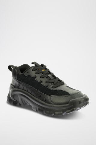 Baskets plateformes en cuir Intruder - Noir