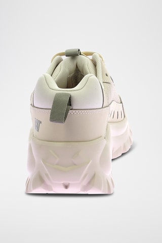 Baskets plateformes en cuir Intruder - Beige