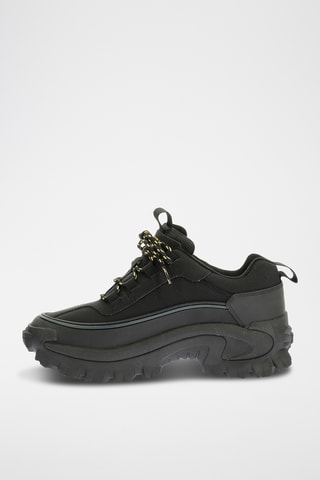 Baskets plateformes en cuir Intruder - Noir