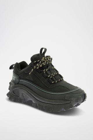 Baskets plateformes en cuir Intruder - Noir