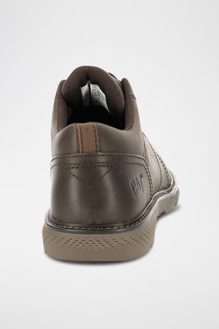 Derbys en cuir Oly - Marron foncé