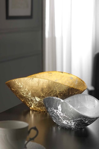 Cesta Burano Dourado - 20 x 12 cm