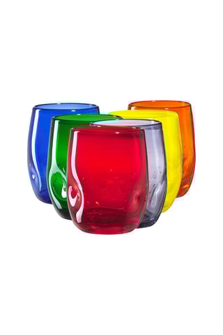 6 copos em vidro soprado Cartoccio   25 cl