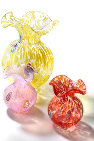 Jarra Murrine 14 cm - Transparente