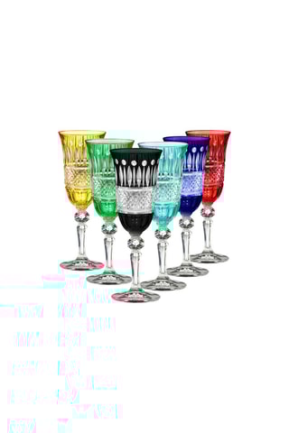 6 flutes em cristal Provenza 15 cl