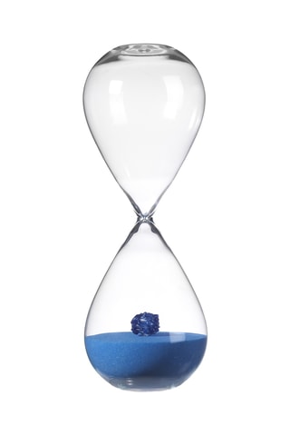 Ampulheta - Azul - 10 x 26 cm