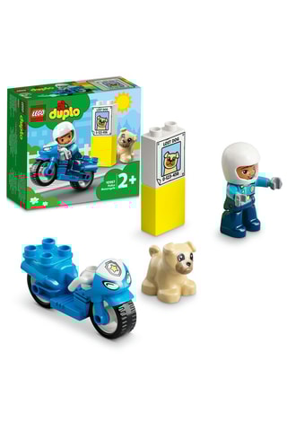La moto de police LEGO® DUPLO® - 5 pièces - Dès 2 ans