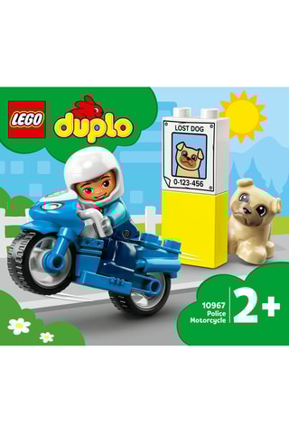 La moto de police LEGO® DUPLO® - 5 pièces - Dès 2 ans